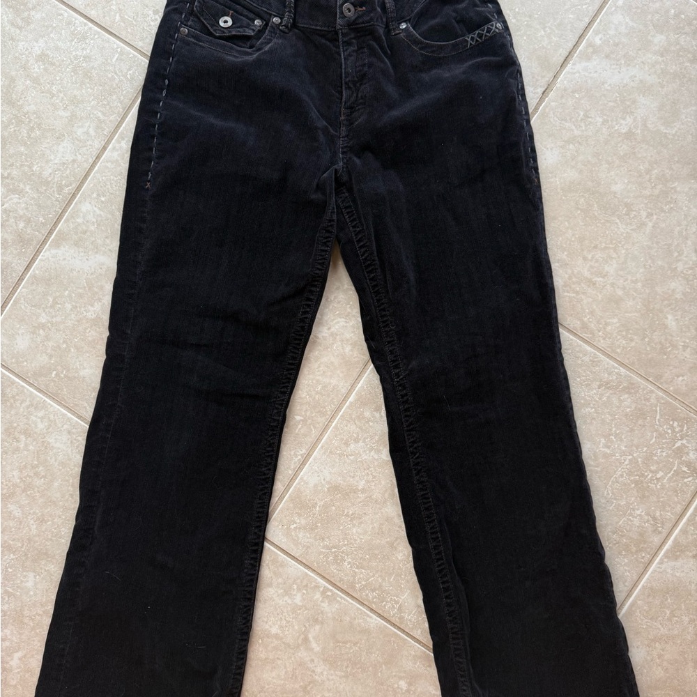 WORN Y2K Black Corduroy Pants